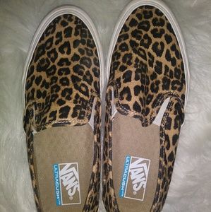 Vans Slip On Leopard Print